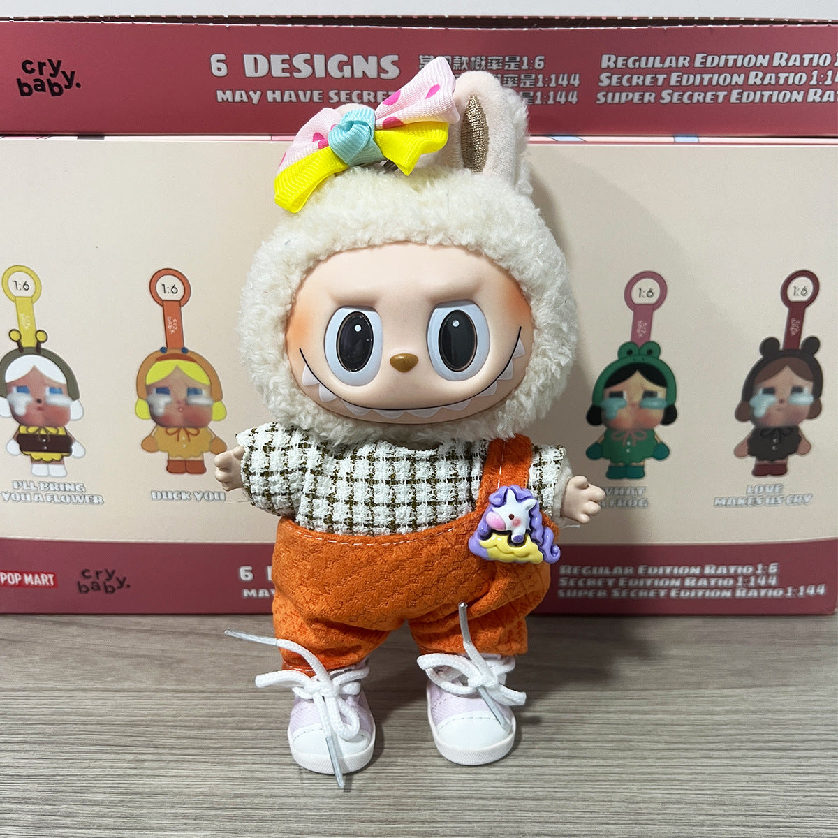 LABUBU Baby Clothes 17CM Second Generation Doll Replacement Clothes Set