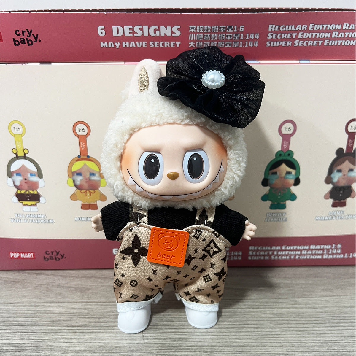 LABUBU Baby Clothes 17CM Second Generation Doll Replacement Clothes Set